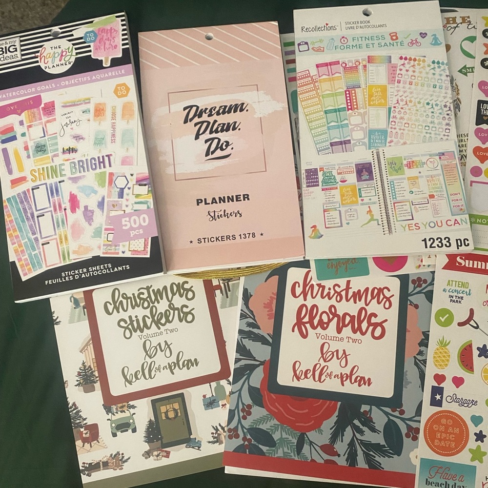 Planner Stickers (5 books & 50 sheets)